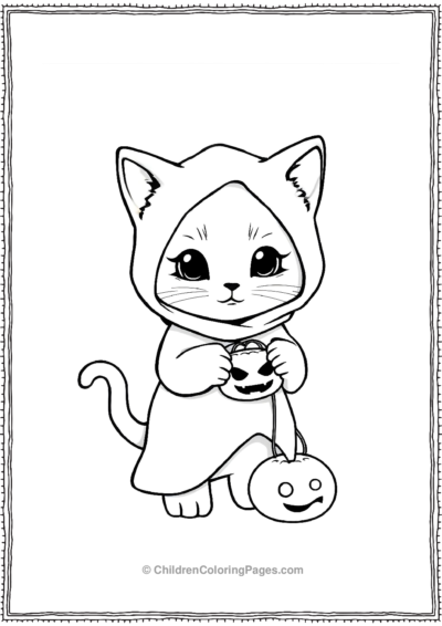 Kitten-Dressed-As-A-Ghost Free PDF Printable