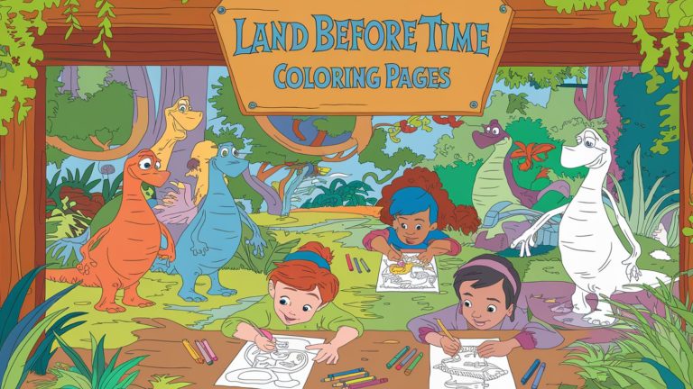 Land Before Time Coloring Pages