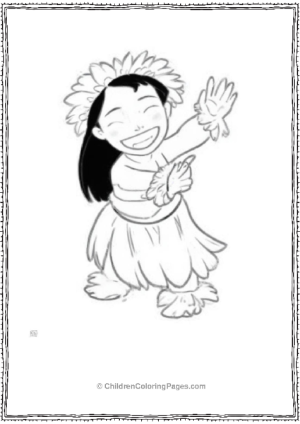 Lilo Dancing Free PDF Printable