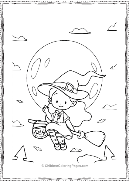 Mary Sanderson On A Broom Stick In Hocus Pocus Free PDF Printable