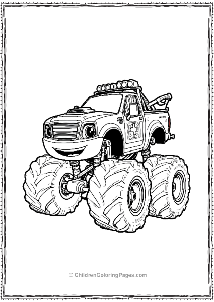 Monster Truck Doctor Blaze Free PDF Printable