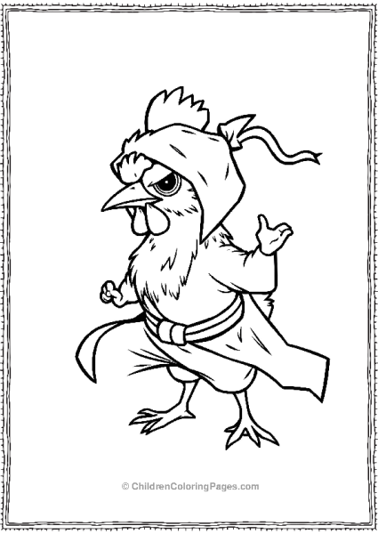 Ninja Chicken Free PDF Printable