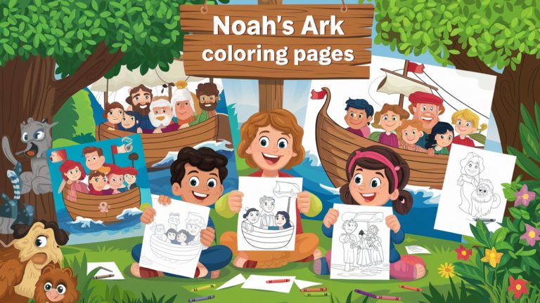 Noah S Ark Coloring Pages