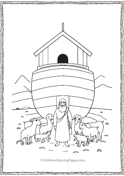 Noah’s Ark Animals Boarding Free PDF Printable