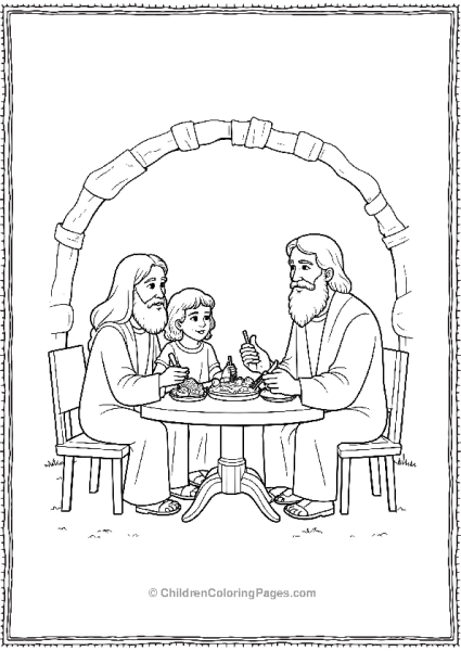 Noah’s Ark Family Meal Free PDF Printable