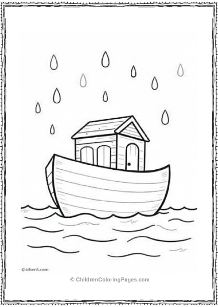 Noah’s Ark In The Rain Free PDF Printable