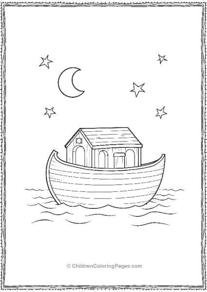 Noah’s Ark Under The Stars Free PDF Printable