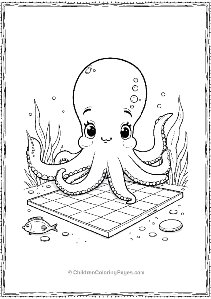 Octopus Playing Board Gme Free PDF Printable