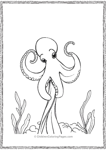 Octopus Wrapping Its Tentacles Free PDF Printable