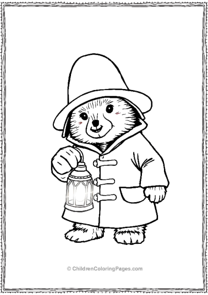 Paddington Holding A Latern Free PDF Printable