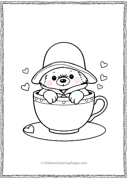 Paddington In A Giant Teacup Free PDF Printable