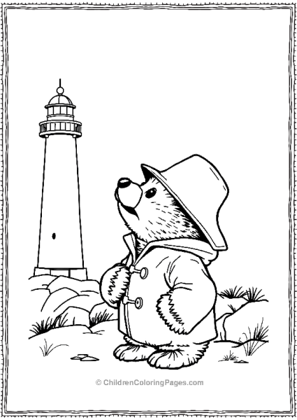 Paddington Looking At The Lighthouse Free PDF Printable