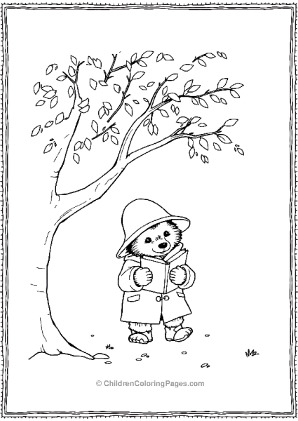 Paddington Reading A Book Free PDF Printable