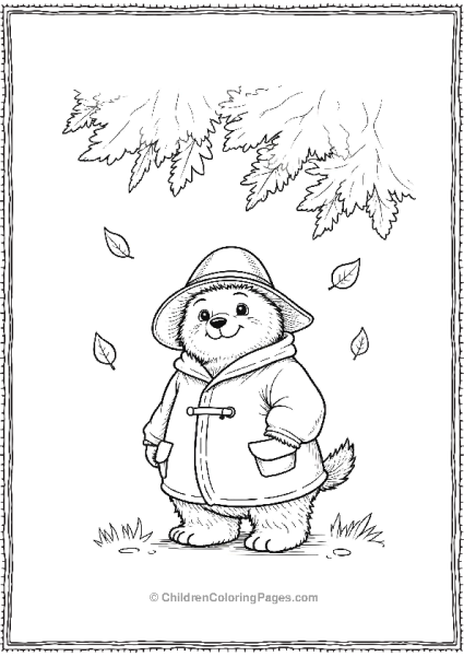 Paddington Standing Under A Tree Free PDF Printable