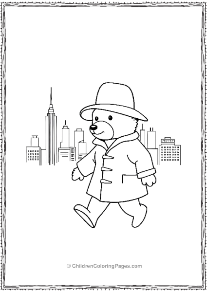 Paddington Walking Free PDF Printable