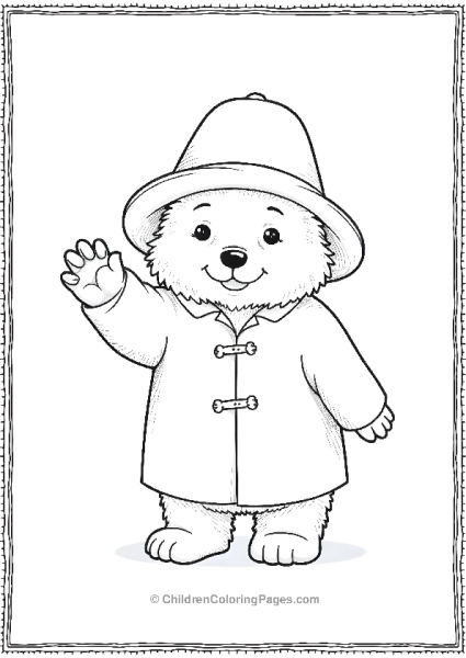 Paddington Waving Free PDF Printable