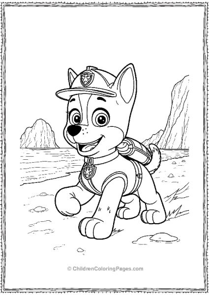 Paw Patrol Chase Leading A Rescue Mission Free PDF Printable