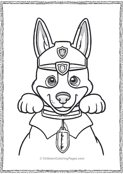 Paw Patrol German Shepherd Free PDF Printable