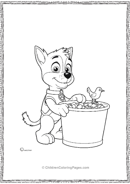 Paw Patrol Rocky Sorting Recycleables Free PDF Printable