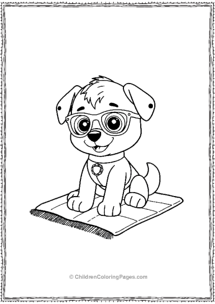 Paw Patrol Skye Wearing Glasses Free PDF Printable