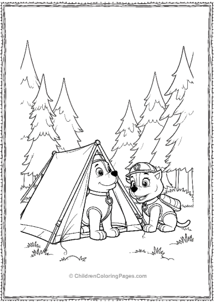 Paw Patrols Ryder Setting Up A Camp Free PDF Printable