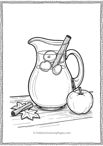 Pitcher-Of-Apple-Cider Free PDF Printable