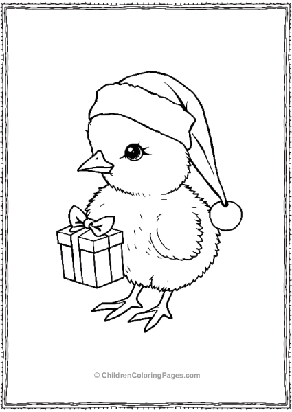 Santa Chicken Free PDF Printable