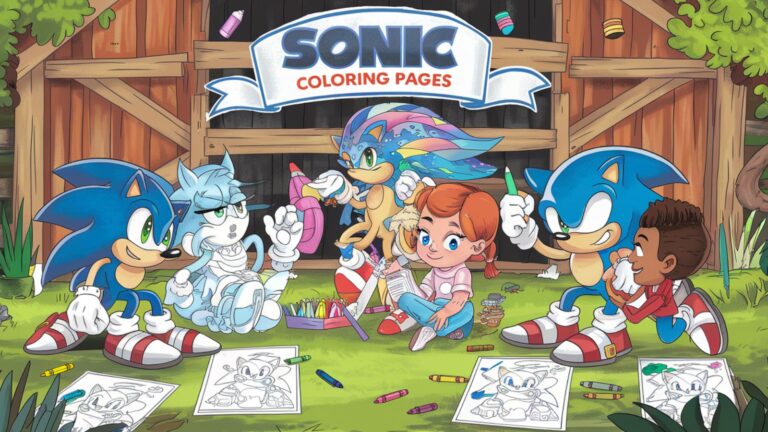 Sonic Coloring Pages