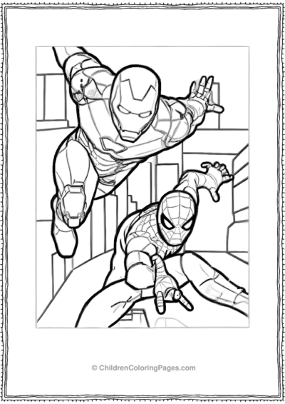 Spider-Man-And-Iron-Man Free PDF Printable