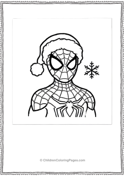 Spider-Man-Celebrating-Christmas Free PDF Printable