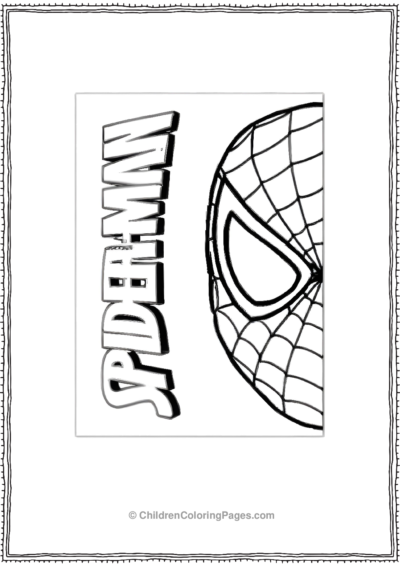 Spider-Man-Half-Face Free PDF Printable