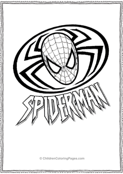 Spider-Man-Iconic-Face Free PDF Printable