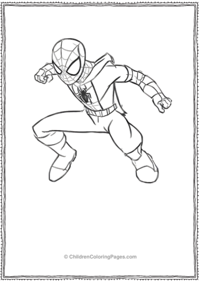 Spider-Man-In-Fight-Mode Free PDF Printable