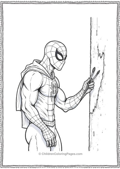 Spider-Man-Painting Free PDF Printable