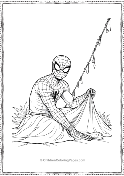 Spiderman-Going-To-Bed Free PDF Printable