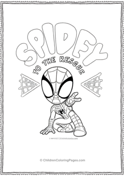 Spidey-To-The-Rescue Free PDF Printable