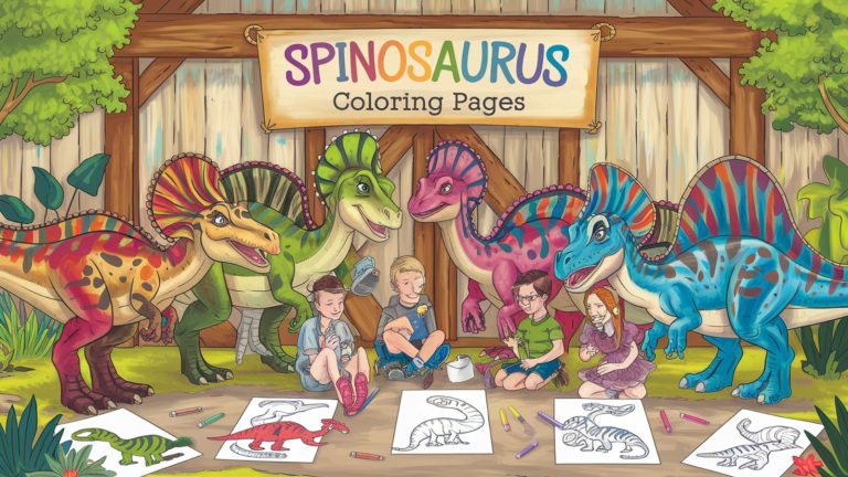 Spinosaurus Coloring Pages