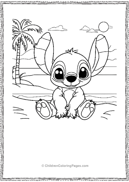 Stitch Relaxing Free PDF Printable