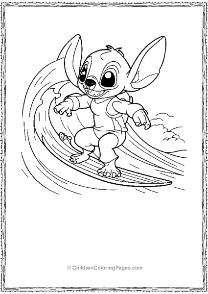 Stitch Surfing Free PDF Printable