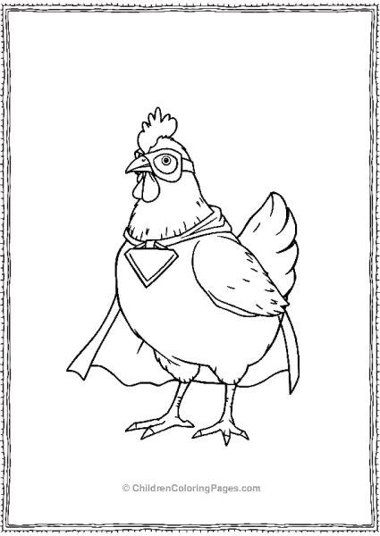 Superhero Chicken Free PDF Printable