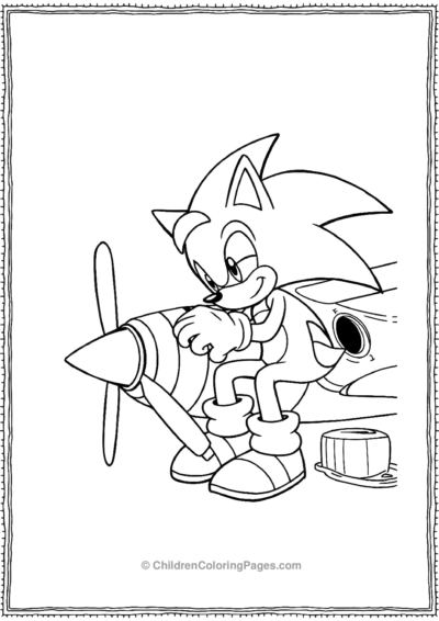 Tails From Sonic Repairing A Tornado Plane Free PDF Printable