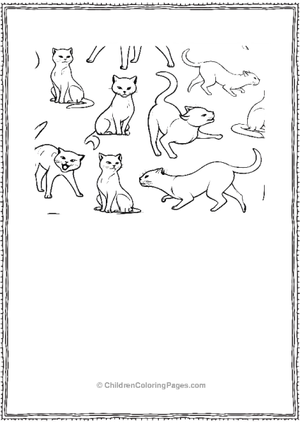 Thackery Binx In Different Posses From Hocus Pocus Free PDF Printable