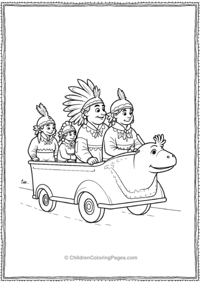 Thanksgiving-Day-Parade-Float-Featuring-Native-Ame Free PDF Printable