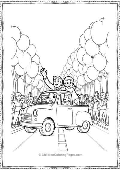 Thanksgiving-Parade-Full-Of-Festive-Balloons-Float Free PDF Printable