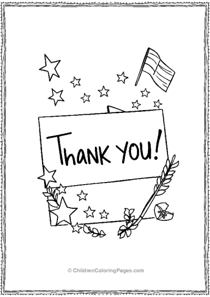 Thankyou Card For Veterans Free PDF Printable