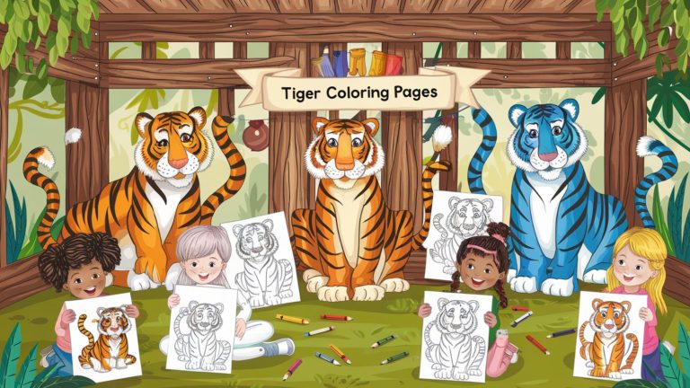 Tiger Coloring Pages