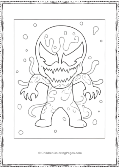 Venom-Dressed-As-Spider-Man Free PDF Printable