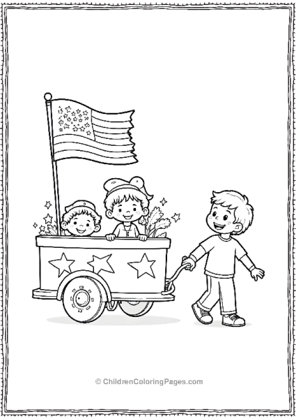 Veterans Day Parade Float Free PDF Printable