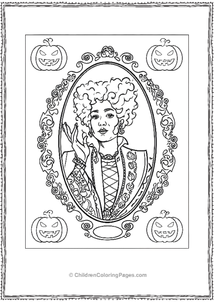 Winifred Sanderson Stuck In A Mirror Free PDF Printable