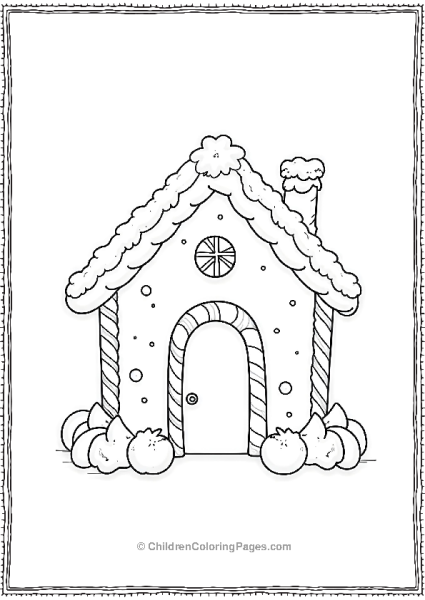 A Cute Gingerbread House Free PDF Printable